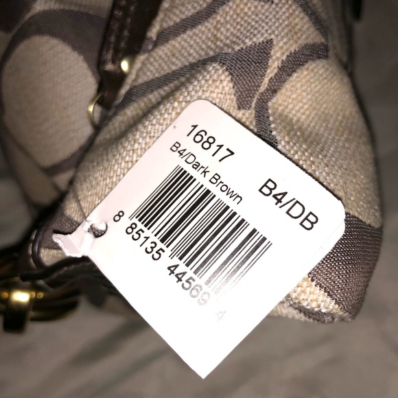 Authentic Coach Rare Kristin Linen Bag Style #16817 - Picture 8 of 15